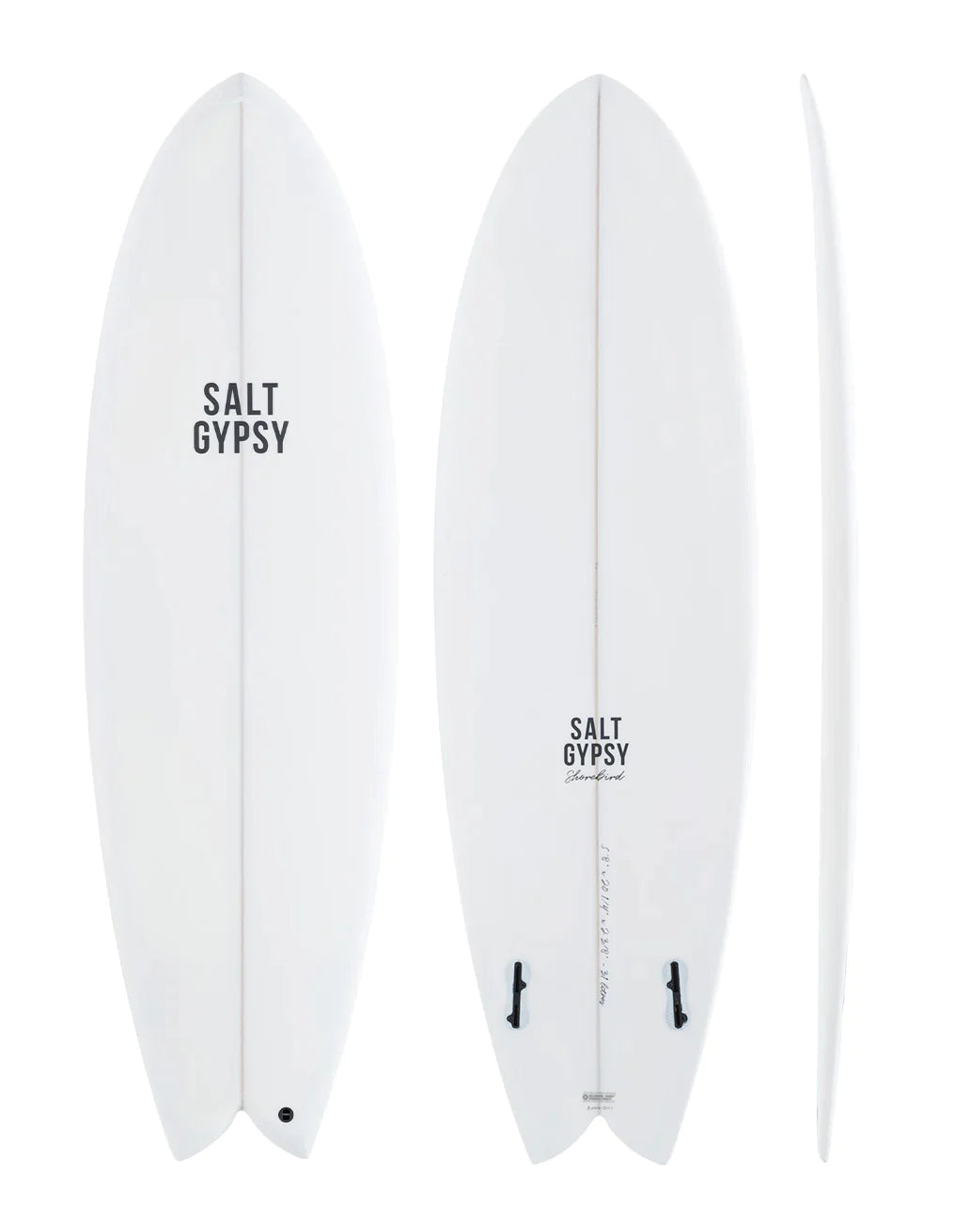 surfboards for maneuverability-5'11 Salt Gypsy Shorebird Twinfin