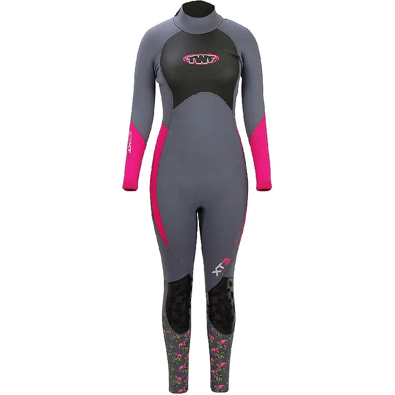 TWF XT3 Ladies 3mm Full Length Wetsuit Pink Tropic