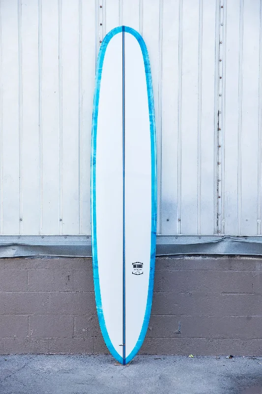 surfboards for carving turns-THE GUILD 9'8 SUIT I BLUE ABSTRACT