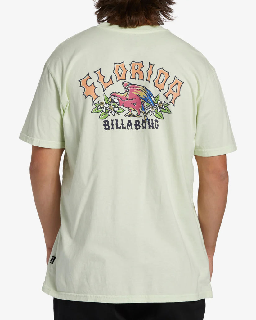 lightweight surf jackets for layering-Billabong Mens Arch FL Short Sleeve T-Shirt