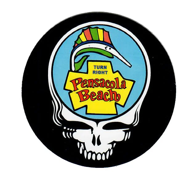 surfboards for summer sessions-Grateful Dead Pensacola Marlin Sticker