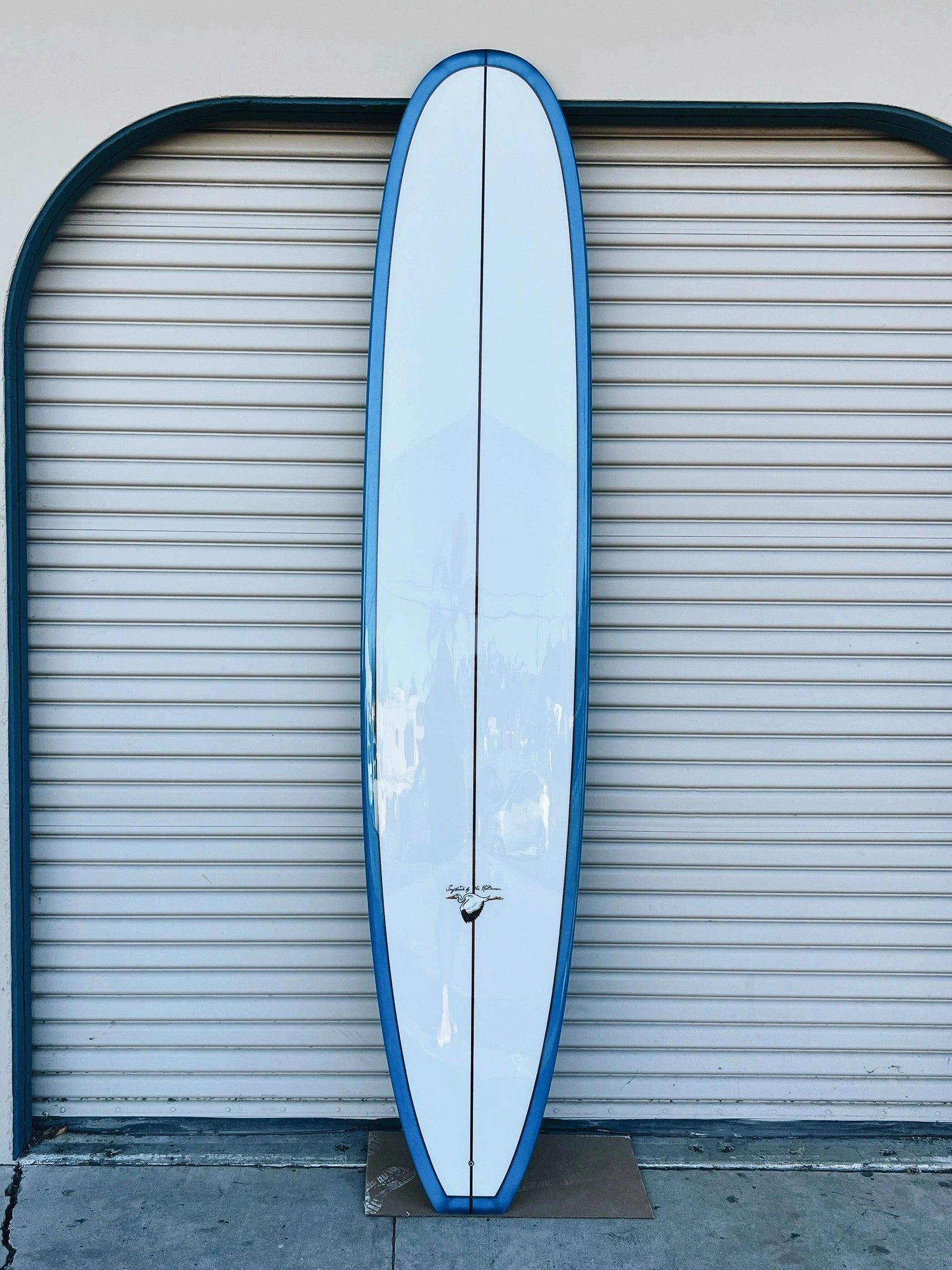 surfboards with extra volume-WESTON Surfboards // 9'6" Flying Burrito // Blue Surfboard