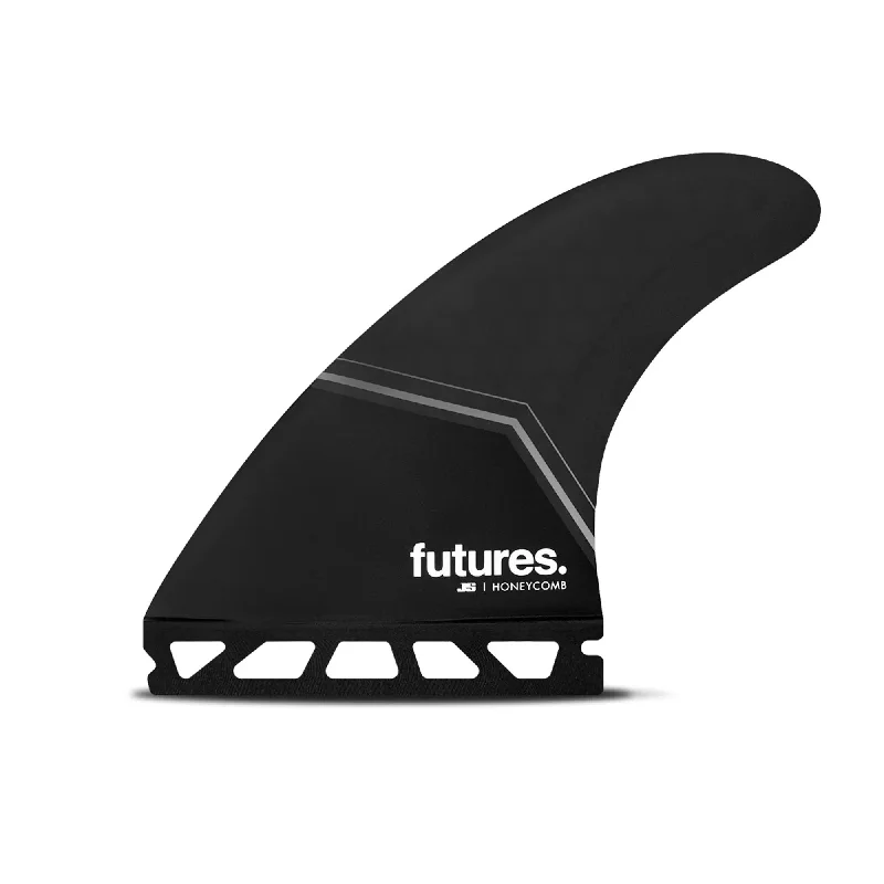 surfboard fins for added stability-Futures JS Tri Surfboard Fins - Medium/Smoke