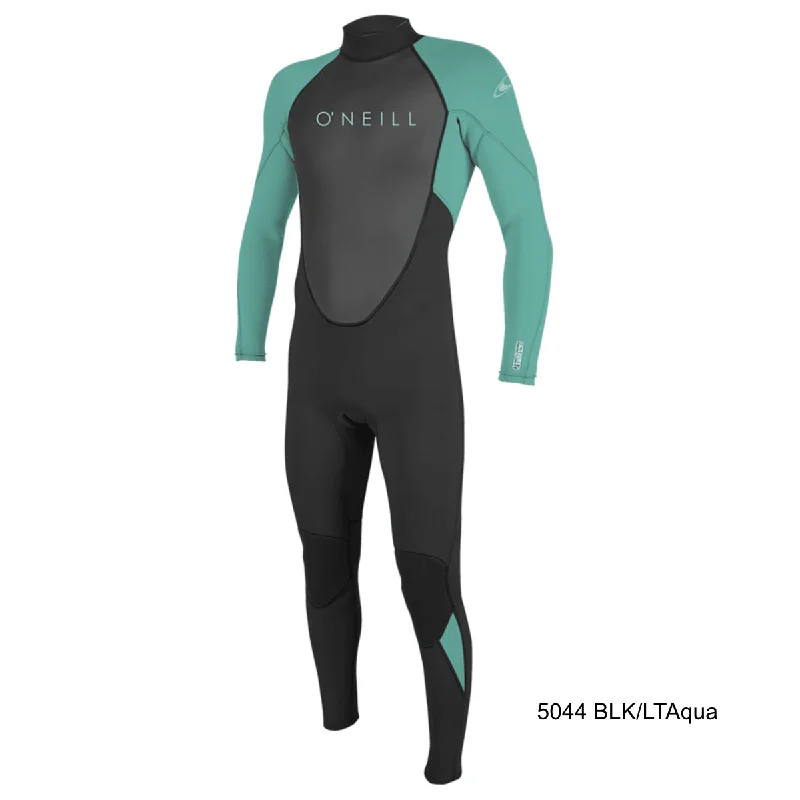 3/2 Youth O'Neill REACTOR-2 Back Zip FULL - Blk/Lt Aqua/Z94