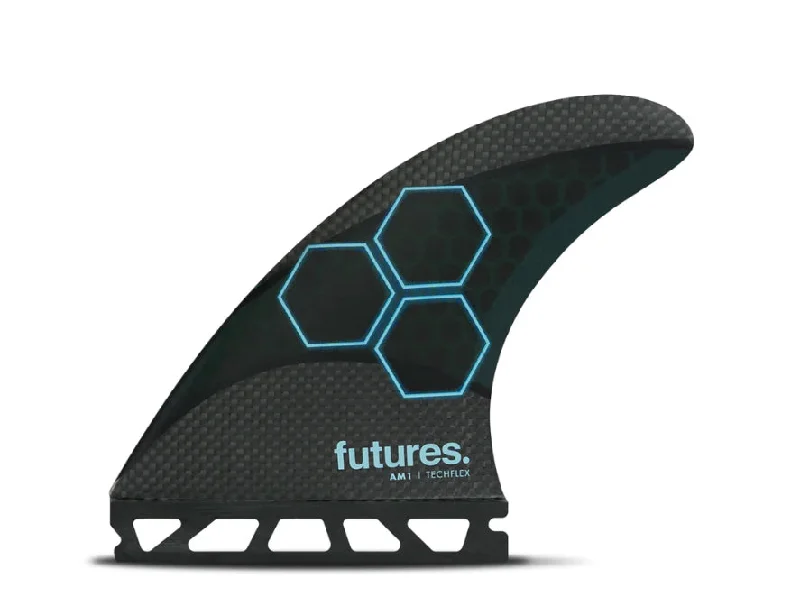 surfboards with extra grip for control-Futures AM1 Techflex Thruster