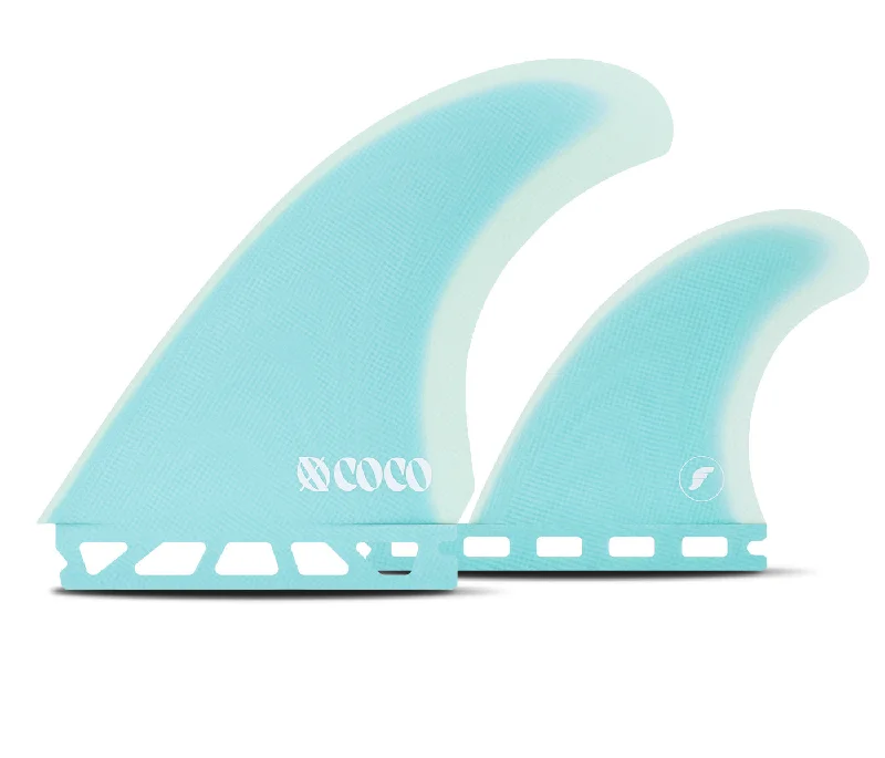 single-fin setups for minimal drag-Futures Coco Ho Twin + 1 Fin Set-Blue-Small