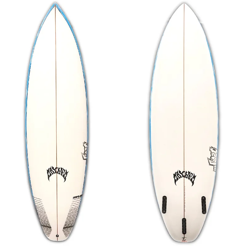 comfortable surfboards for longer rides-Lost Uber Driver 5'10" Surfboard Blue Rails Futures