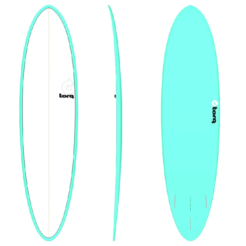 lightweight surfboards for quick turns-Green Mod Fun Surfboard - 7'2"