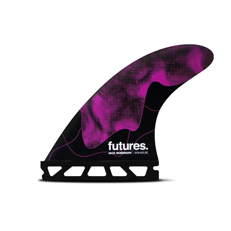 single-fin setups for minimal drag-Futures Jack Robinson Honey Comb Tri Surfboard Fins - Small/Violet