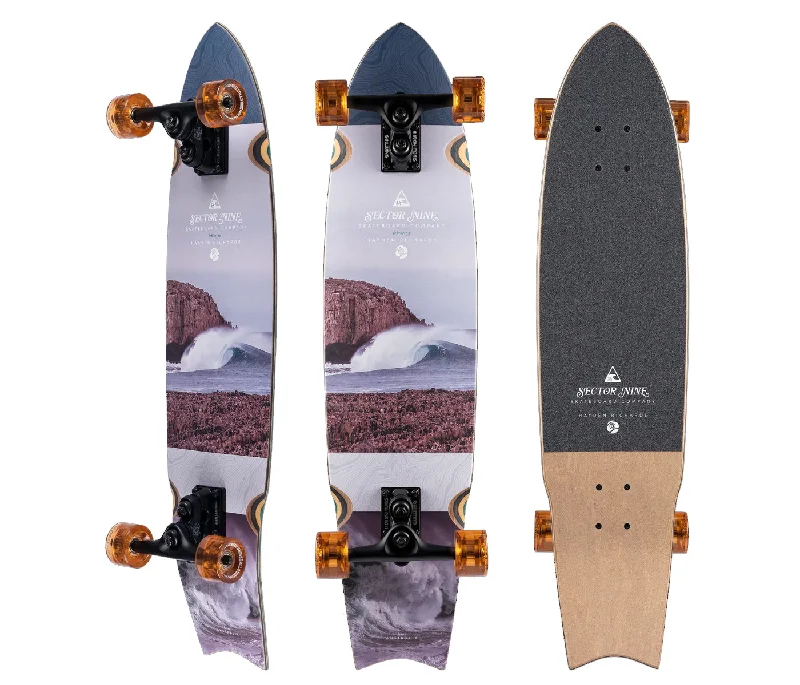 high-performance surfboards-Sector 9 Unagi Rips Cruiser Complete