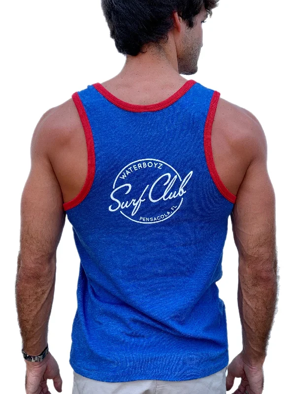 beginner-friendly surfboards-WBZ Surf Club Ringer Tank Top