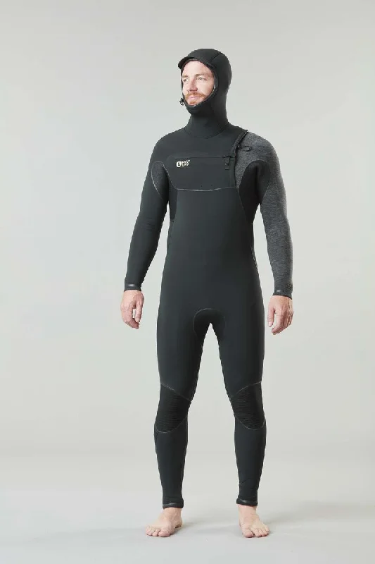 Picture Men's Dome 5/4 Hood FZ Wetsuit BLACK *