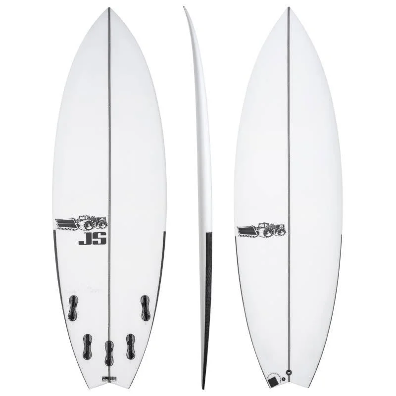 customizable surfboards for personal style-JS BLAK BOX 3 SWALLOW TAIL P.U 5'9" FCS II 29.9L