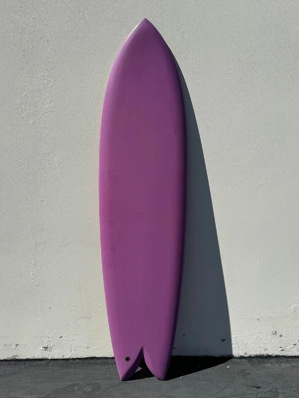 surfboards for family beach days-Deepest Reaches | 7’0" Mega Fish Grape Surfboard