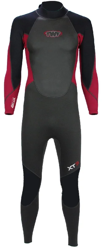 TWF XT3 Men's 3/2mm Full Length Wetsuit Crimson / Asphalt