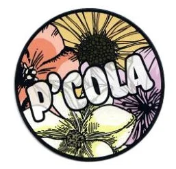 surfboards for aggressive wave carving-Floral P'cola Magnet