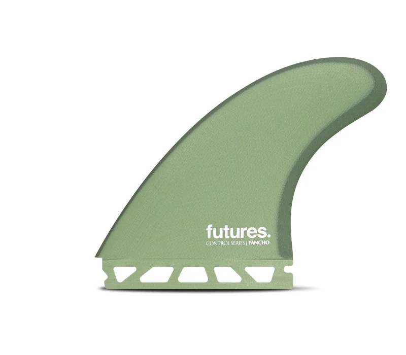 durable fins for all surf conditions-Futures Pancho Sullivan Control Series Tri Fin Set-Aina-Large