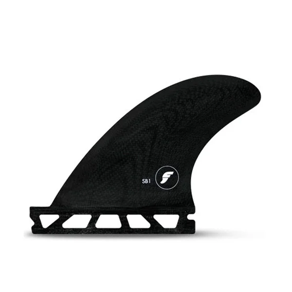 surfboard fins with minimal drag-Futures SB1 Fiberglass Fin Set-Black