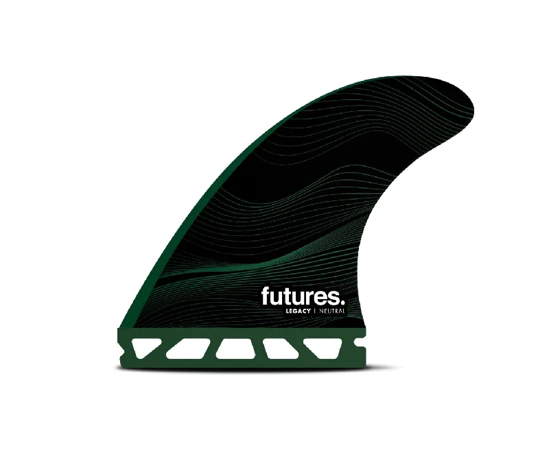 best fins for carving waves-Future Fins F8 Honeycomb Thruster Fin Set Green L