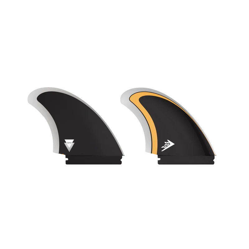 fins for a faster surfboard ride-Firewire Tomo Max Keel  Twin Fin Set-Black-Large