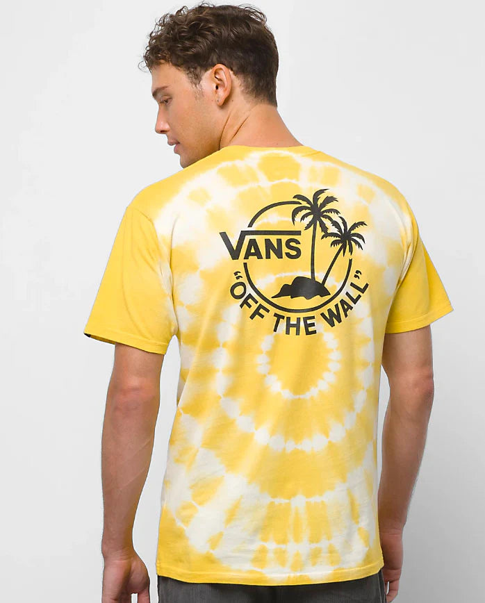 surf rash guards for all weather conditions-Vans Mens Mini Dual Palm Short Sleeve T-Shirt