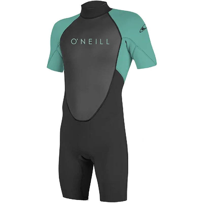 2/2 Youth O'Neill REACTOR-2 Back zip Spring Suit BLK/LTAqua