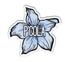 surfboards with extra grip for control-Blue Flower - P'cola Magnet