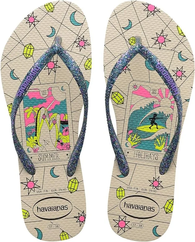 women’s surf rash guards with designs-Havaianas Women's Mystic Flip Flop Sandals