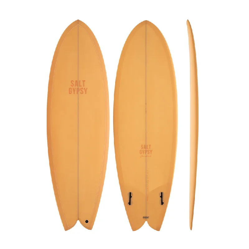 carbon fiber surfboards-SALT GYPSY SHOREBIRD 5'11" APRICOT