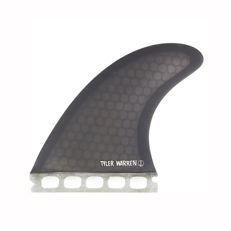 removable surfboard fins for easy storage-Captain Fin Tyler Warren Quad Fin Set-Black-Medium