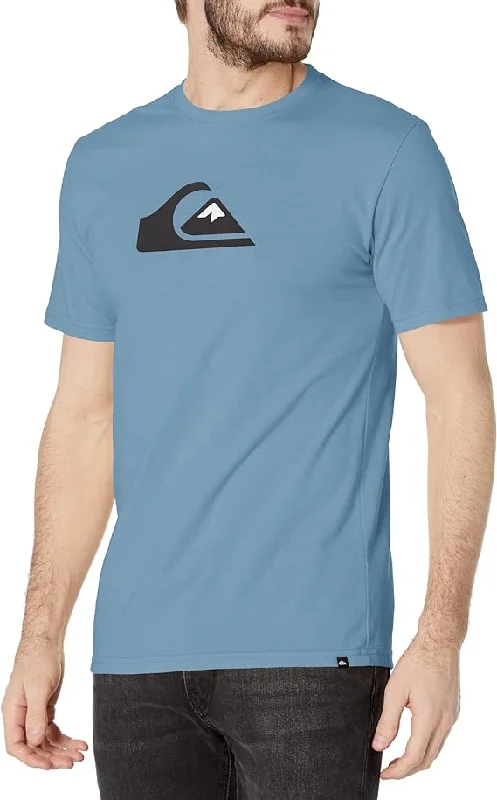 surf leggings for comfort-Quiksilver Men's Comp Logo Short Sleeve T-Shirt