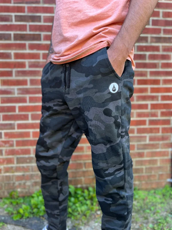 beginner soft-top surfboards-WBZ Trident Sweatpants - Camo