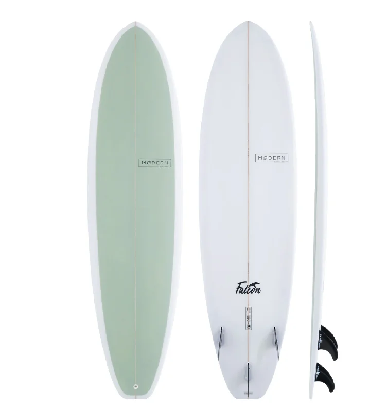 surfboards for big wave riding-7'0 Modern Falcon - Olive