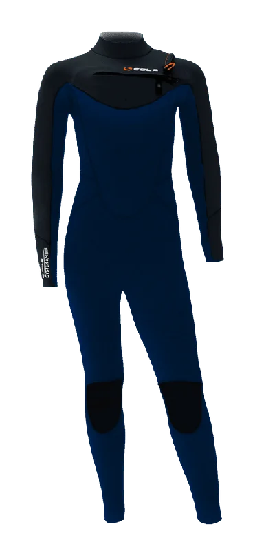 Sola Kids System 5/4mm Front Zip Wetsuit Blue Melange