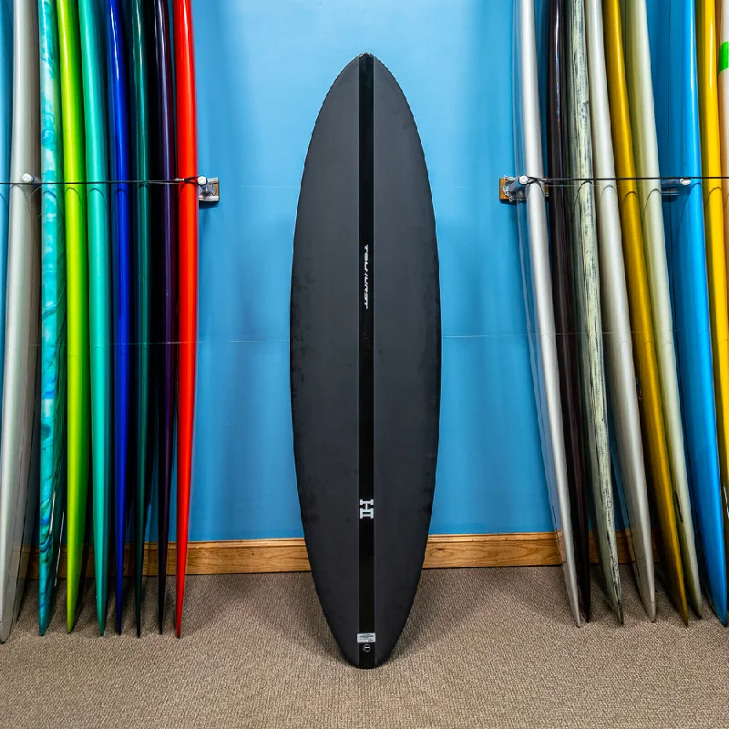 high-end surfboards for expert riders-Harley Ingleby Mid 6 Twin Thunderbolt Black 6'10"