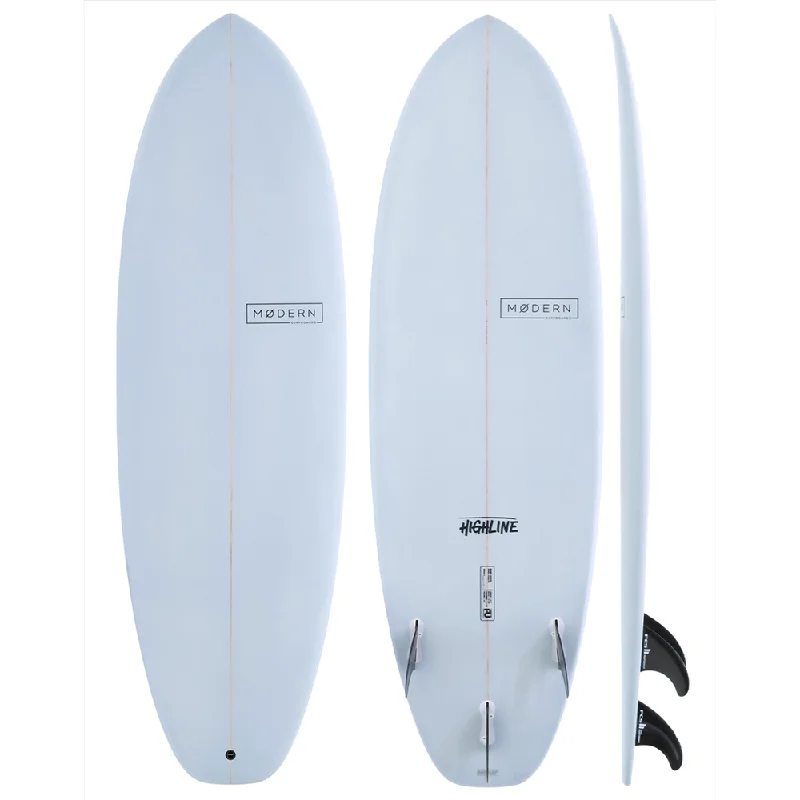 durable surfboards for heavy use-MODERN HIGHLINE 5'10" PU SKY BLUE