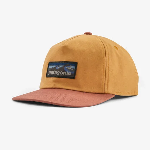 surf clothing with added comfort-Patagonia Boardshort Label Funfarer Cap - Dried Mango