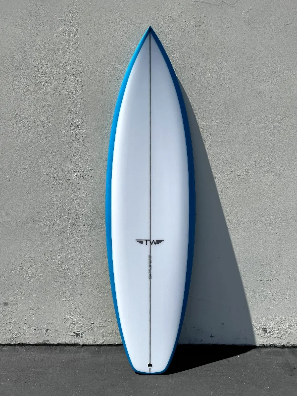 surfboards for smooth transitions-Tyler Warren | 5’11" Air Royal Blue Surfboard