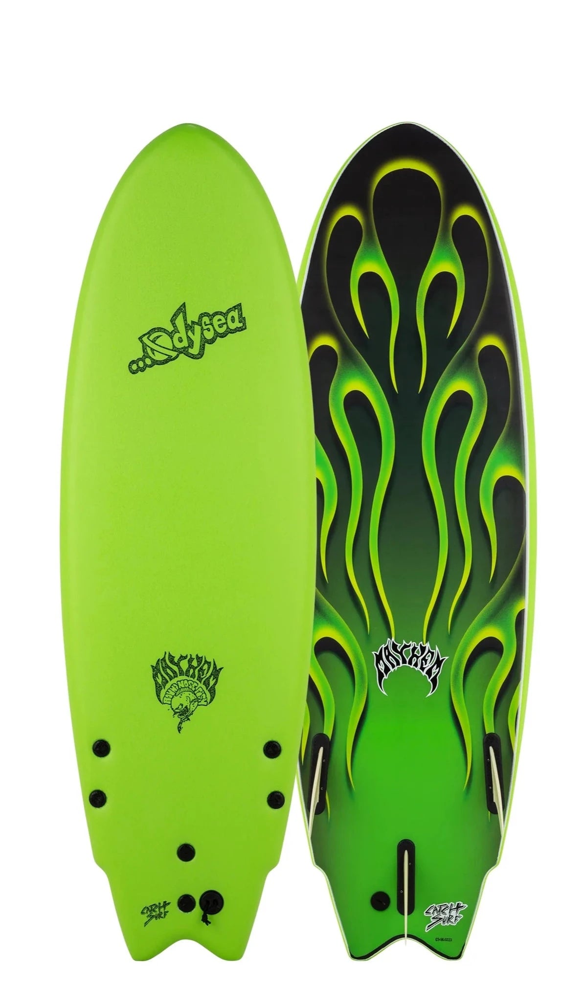 comfortable surfboards for longer rides-5'5 RNF Green.