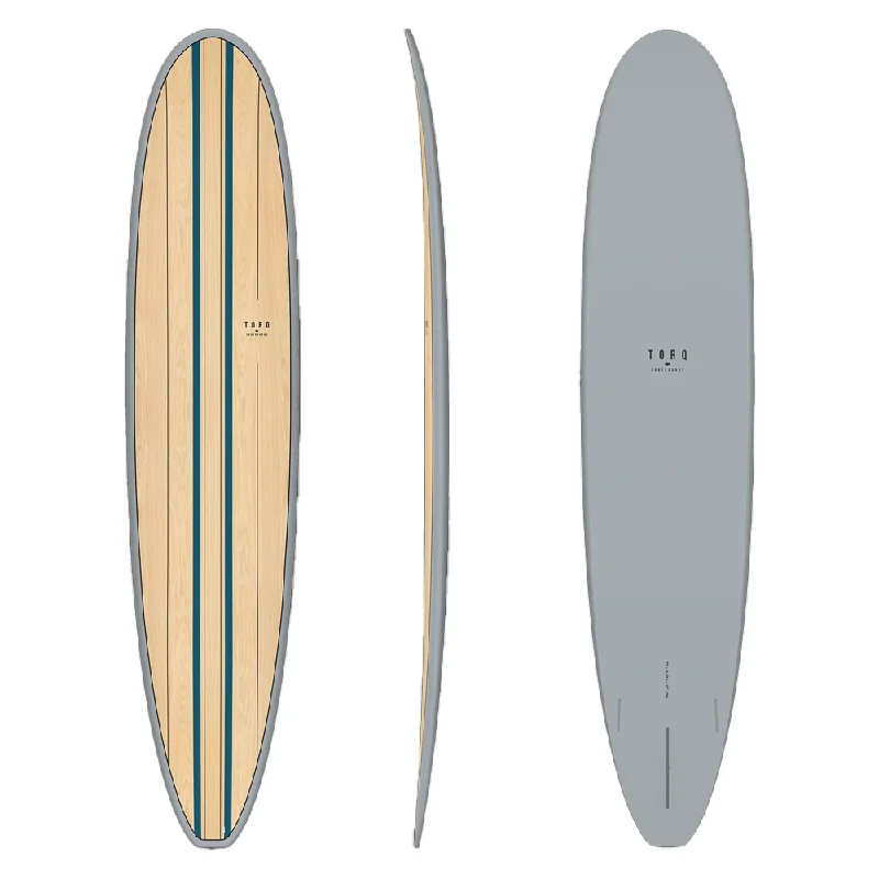 longboard surfboards for cruising-TORQ TET LONGBOARD WOOD 9'0 2022