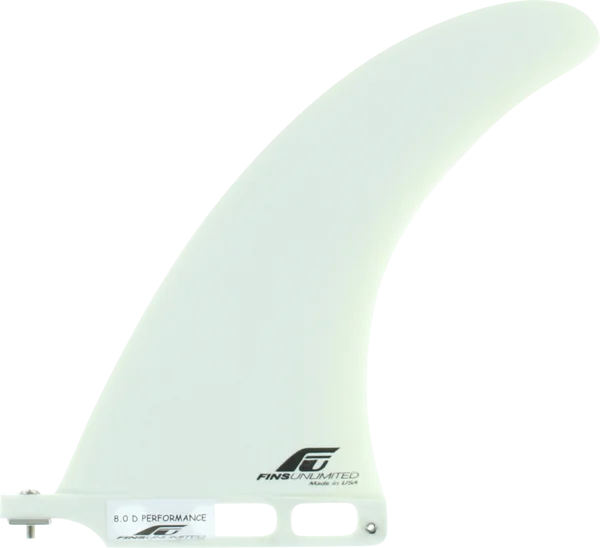 surfboard fins for better grip and hold-Fins Unlimited D Performance 8" White Surfboard FIN