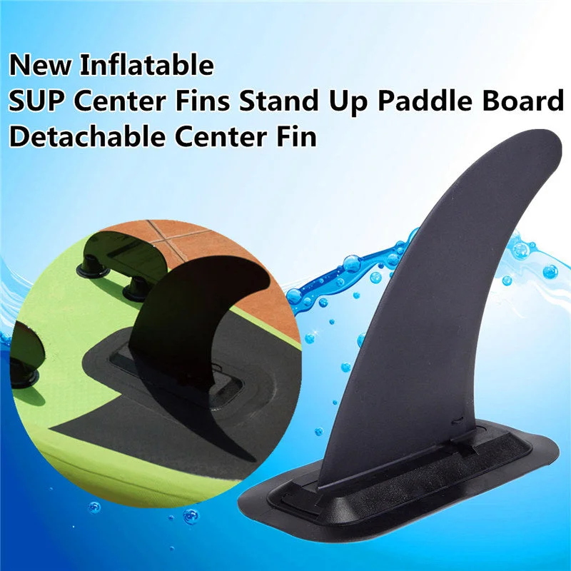 fins for a faster surfboard ride-2017 New 1pcs Detachable Inflatable SUP Center Fins stand Up Paddle Board Detachable Center Fin center Surf Fin 8'' Sup Fin