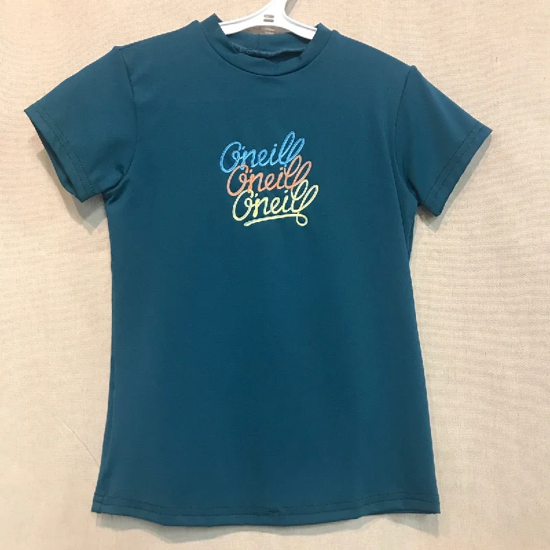 Youth Girls Rashies O'Neill 4118 Skins S/S Rash Tee 251-Deep Teal