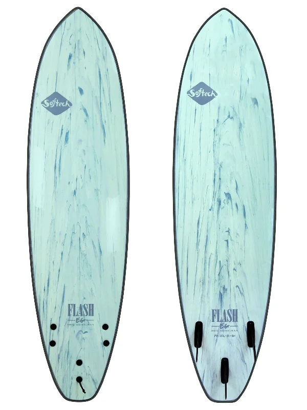 lightweight surfboards for easy handling-Softech 6'6" Eric G. Flash Mint Marble