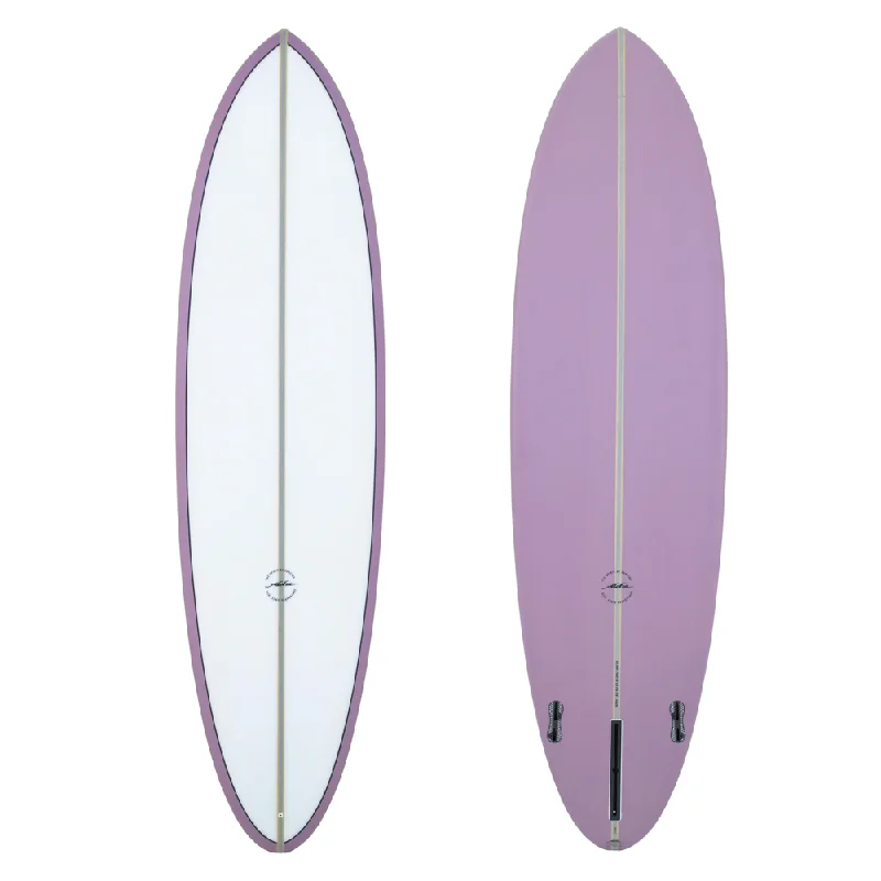 surfboards with high stability-ALOHA EZ-MID PU FCSII LAVENDER 7'8" 2023