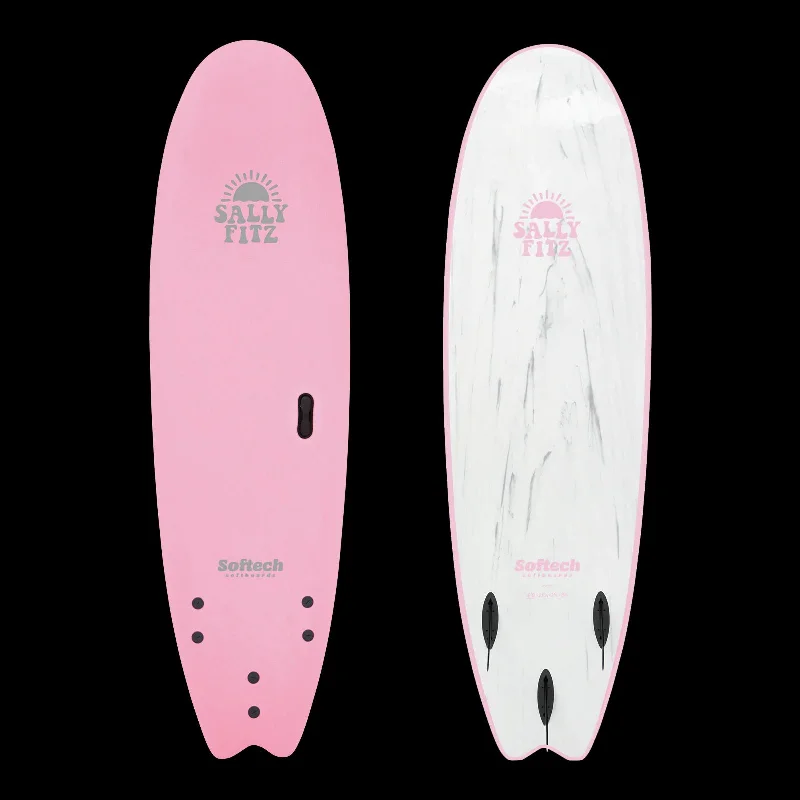 surfboards for aggressive carving-SOFTECH SALLY FITZ 7'0" PINK