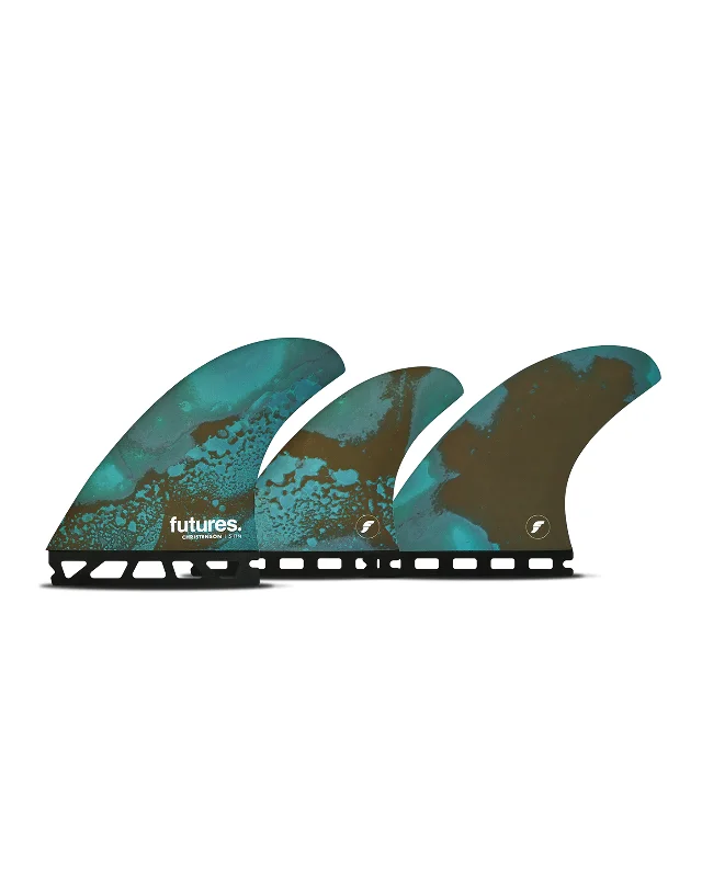 best surf fins for balanced control-Christenson 5 Fin