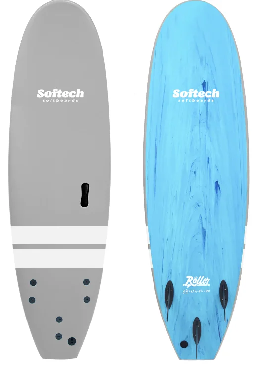 lightweight boards for easy handling-Softech Roller Gray-8'4"