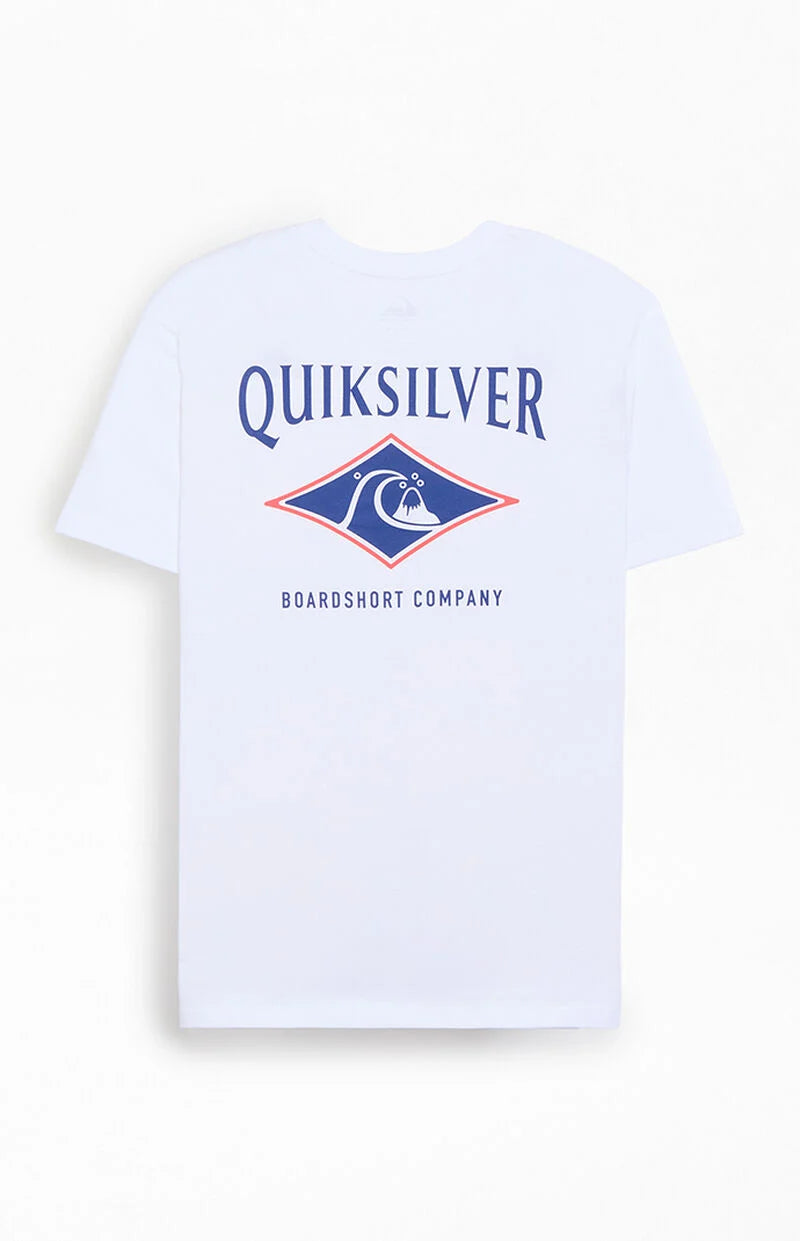 surf clothing for light weather-Quiksilver Mens Retro Dreamin Short Sleeve T-Shirt