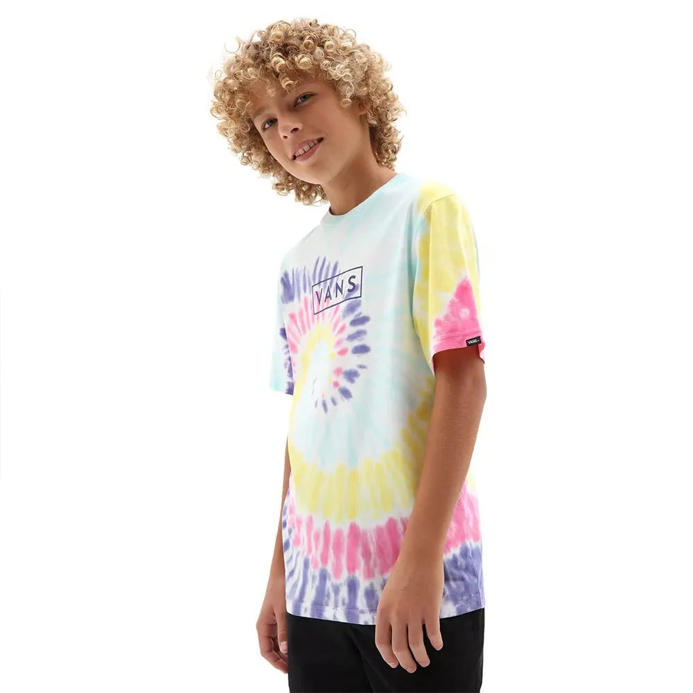 stylish surf wear for active lifestyles-Vans Boys Tie Dye Easy Box Short Sleeve T-Shirt